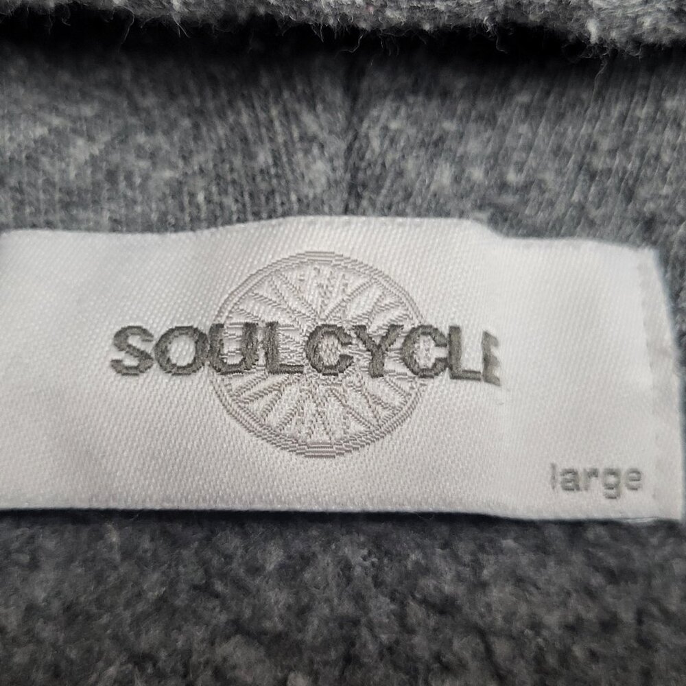 Soul Cycle ~ Sz L ~ Grey Zip Up Hoodie ~ Excellent Condition - Picture 9 of 9